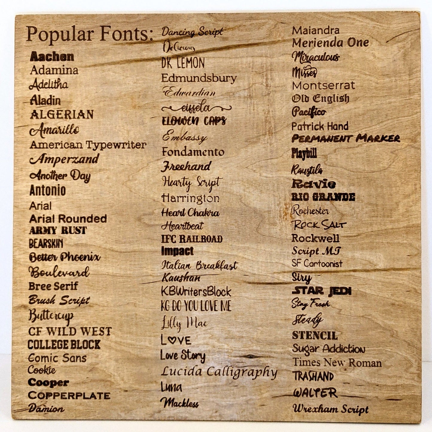 Custom Wood Sign | Personalized Wood Sign