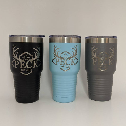 Custom Engraved Tumblers | 30oz Metal Cup | Personalized Tumbler