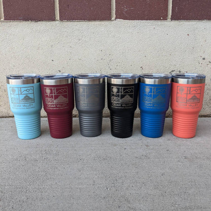 Custom Engraved Tumblers | 30oz Metal Cup | Personalized Tumbler