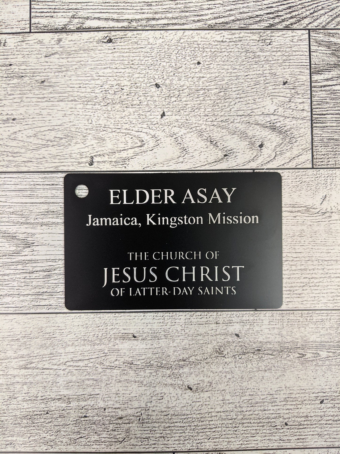 LDS Missionary Tag Ornament