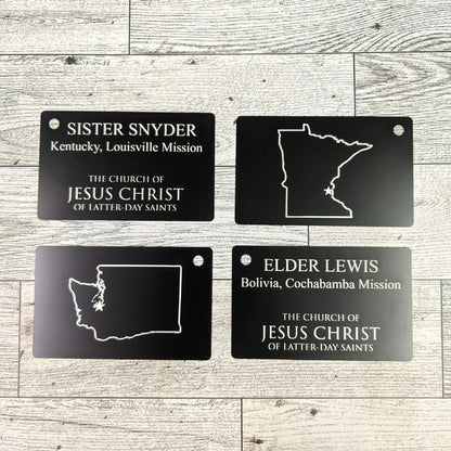 LDS Missionary Tag Ornament